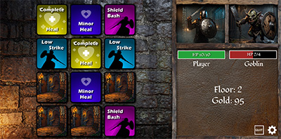 Memory Dungeon Quest game screenshot